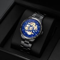 [Official Counter Watches] European-style Mechanical Mens Hollow Fashion