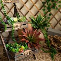 ประดิษฐ์ Succulents พืช Unpotted ขนาดใหญ่สีเขียวปลอม Succulents สำหรับ Garden Centerpiece พวงหรีดดอกไม้ตกแต่งบ้าน