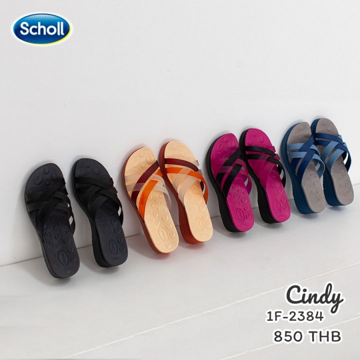 scholl-cindy-1f-2384-รองเท้าแตะหญิง-รองเท้าส้นตึกหญิง-รองเท้าสุขภาพหญิง
