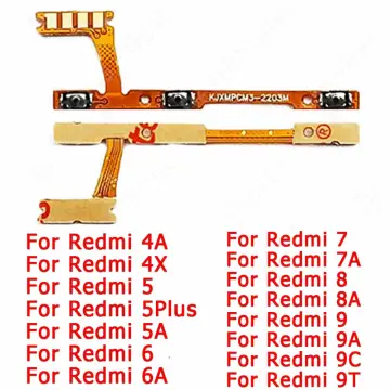 For Xiaomi Redmi 9 / 9A / 9C / 9T Power Volume Button Flex Cable Side Key  Switch ON OFF Control Button Repair Parts - AliExpress