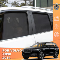 สำหรับวอลโว่ XC90 2015-2023 XC 90ม่านบังแดดรถยนต์โล่ด้านหน้าด้านหลังกระจกกรอบม่านด้านข้างเด็กหน้าต่างสีอาทิตย์ Visor