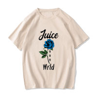 Emo Rap เพลง Jjuice Wwrld 999 Rose BLUELOVER T เสื้อผู้ชาย Sense Of Design เสื้อยืดผ้าฝ้าย100 เสื้อยืดอะนิเมะพิมพ์ Streetwear