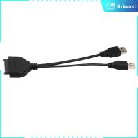 Shiwaki USB ขนาด3.0ถึง2.5นิ้ว3สายอะแดปเตอร์ OTG สำหรับฮาร์ดดิสก์ SSD 2.5นิ้ว