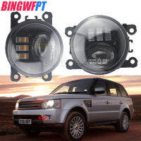 BINGWFPT รถเลนส์คู่ LED ไฟตัดหมอก DRL 12โวลต์กลางวัน Runinng แสงโคมไฟสำหรับ R Ange Rover S Port L320 2010 2011-2013 *