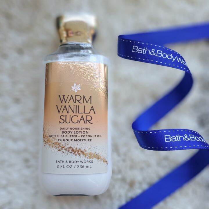 Original Bath Body Works USA Warm Vanilla Sugar Daily Nourishing Body