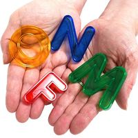 ✻ ABC Montessori Transparent Letters Alphabet Learning Toys Educational Kinder Spielzeug Brinquedos Pedagogicos Infantil