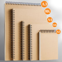 1 PCS 60แผ่นกระดาษหนา Hard Shell Coil Sketch Book สำหรับ Art นักเรียนเท่านั้น