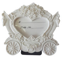 Pumpkin Cart Photo Frame Wedding Baby Kids Picture Frame Name Memo Card Holder