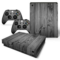 Wood Designs Console Skin และ X One X Controller Skins Set X One X Skin Wrap Decal Sticker