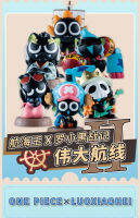 Bandai อะนิเมะ One P Iece ลึกลับกล่องแอ็คชั่น Luo Xiaohei 2แกรนด์สายน้ำเล่นรูปเก็บรุ่นของขวัญของเล่นสำหรับเด็ก