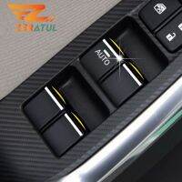 Zeratul Auto สวิตช์รถโครเมียมเอบีเอสหน้าต่างลิฟท์,7ชิ้น/ชุดอุปกรณ์ตกแต่งเลื่อมสำหรับ Mazda 3 6 Cx5 Cx-5 Atenza Axela