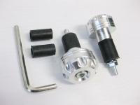 ปลายแฮนด์CNCสีเงิน ALUMINUM BAR END SILVER