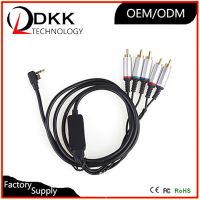 Free Shipping For PSP 3000 2000 TV Out cable 1.8M Five connectors AV cable support playing games watch video movies