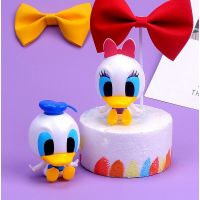 【คุณภาพสูง】Donald Daisy Duck Mickey Minnie Mouse ของเล่นสําหรับตกแต่งเค้กดิสนีย์