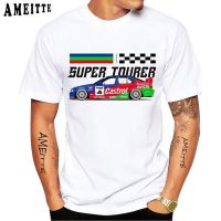 ผ้าฝ้ายแท้เสื้อยืดแขนสั้น พิมพ์ลายรถยนต์ E36 Super Tourer เข้ากับทุกการแต่งกาย สไตล์คลาสสิก สําหรับผู้ชายS-4XL  D65S