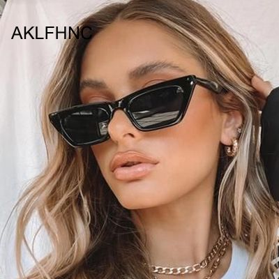 Vintage Black Cat Eye Sunglasses Woman Fashion 2022 New Fashion Small Square Sun Glasses for Female Brand Candy Colors Shades