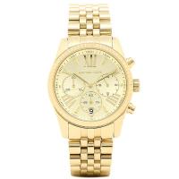 นาฬิกาผู้หญิง MICHAEL KORS Lexington Chronograph Champagne Dial Gold PVD Ladies Watch MK5556 ตัวเรือ