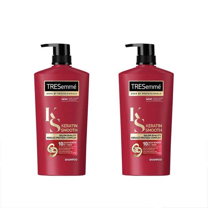 Tresemme Keratin Smooth Kera10 Shampoo 900ml Lazada Ph