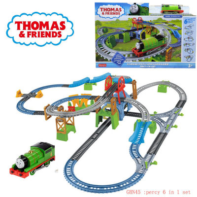 ชุดรถไฟฟ้าของเล่น Diy รางประกอบ Thomas And Friends Percy 6 In 1ของเล่นเด็กผู้ชาย GHK83ของขวัญคริสต์มาสสำหรับเด็ก