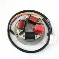 Stator COIL สำหรับ simson อิเล็กทรอนิกส์ตีความฐานแผ่น12V 42W S51 S60 S70 Swallow stator IGNITION COIL 34995