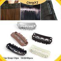 CHONGXI 10/20/50Pcs ร้อน จัดแต่งทรงผม เครื่องประดับ กิ๊บติดผม คลิปหนีบวิก เครื่องมือต่อผม หมุดโลหะ