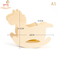 PCWFKEF 1/2pcs BLANK wooden INSERT Puzzle เครื่องบิน DIY ของเล่นเครื่องบินเรือม้ารุ่น