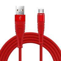 【HOT SALE】 DhakaMall ใหม่ล่าสุด1เมตร2เมตร3เมตรทนทานแรงดึงถัก M Icro USB เคเบิ้ลอย่างรวดเร็วชาร์จสายไฟสำหรับ S Amsung S3 S7สำหรับ HTC One M7สำหรับ HUA WEI P6