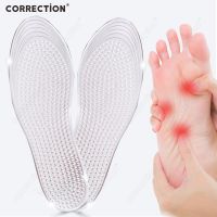 CORRECTION Silicone Gel Orthopedic Insoles Women High Heel Shoes Flat Foot Arch Support Pad Shoe Insert Massage Insole Man women Shoes Accessories