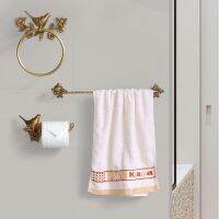 【jw】▩  Antique Set Anel do pássaro Esculpido Toilet Paper Holder Bar Acessórios banheiro WF 3Pcs