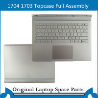 Original Topcase Full Assembly สำหรับ Sur 1 1704 1703 Trackpad คีย์บอร์ดแบตเตอรี่เมนบอร์ด