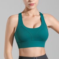 [COD] 2023 spring and summer new womens sports yoga bra hollow mesh beautiful back running fitness one drop