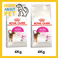 อาหารแมว Royal Canin Aroma Exigent Attraction Cat Food 4kg (2 bag) อาหารแมว รอยัลคานิน สูตรแมวกินยาก เลือกกินจากกลิ่น สำหรับแมว อายุ 1 ปีขึ้นไป 4กก. (2 ถุง)