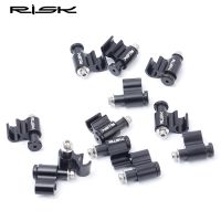 4 pcs MTB Bike Hydraulic Disc Brakes Cable Guide Housing Conversion Frame Over Line Clamp Adapter Clip for Bicycle