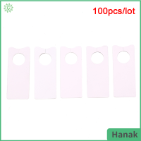 Hanak ป้ายป้ายแขวนต้นไม้พลาสติกกันน้ำ100ชิ้นเครื่องทำเครื่องหมายชื่อเมล็ดพันธุ์