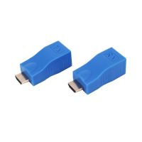 【YF】 1 RJ45 HDMI-compatible Extender Extension Up to 30m Over CAT5e Cat6 Network Ethernet LAN for HDPC DVD