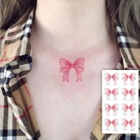 【YF】 bow Waterproof Temporary Tattoo Stickers cute Fake Tatto Flash Tatoo Tatouage Body Art Hand Foot for Girl Women