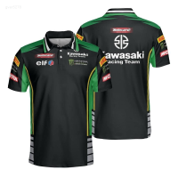 Team 2023 Kawasaki Racing Polo Shirt 3d All Over Print Us Size S-5xl Unisex summer polo