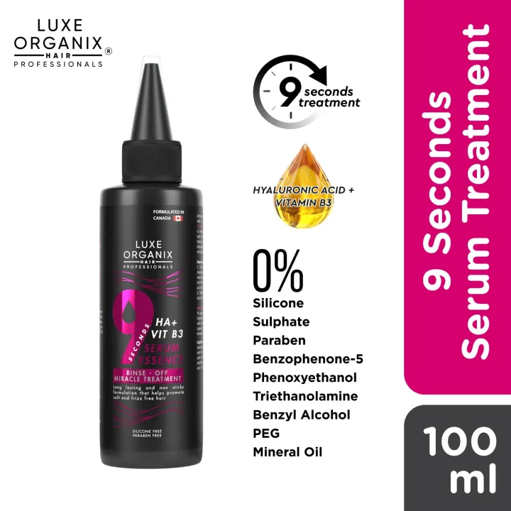 LUXE ORGANIX 9 secs Water Essence Miracle Treatment 100 ml | Lazada PH