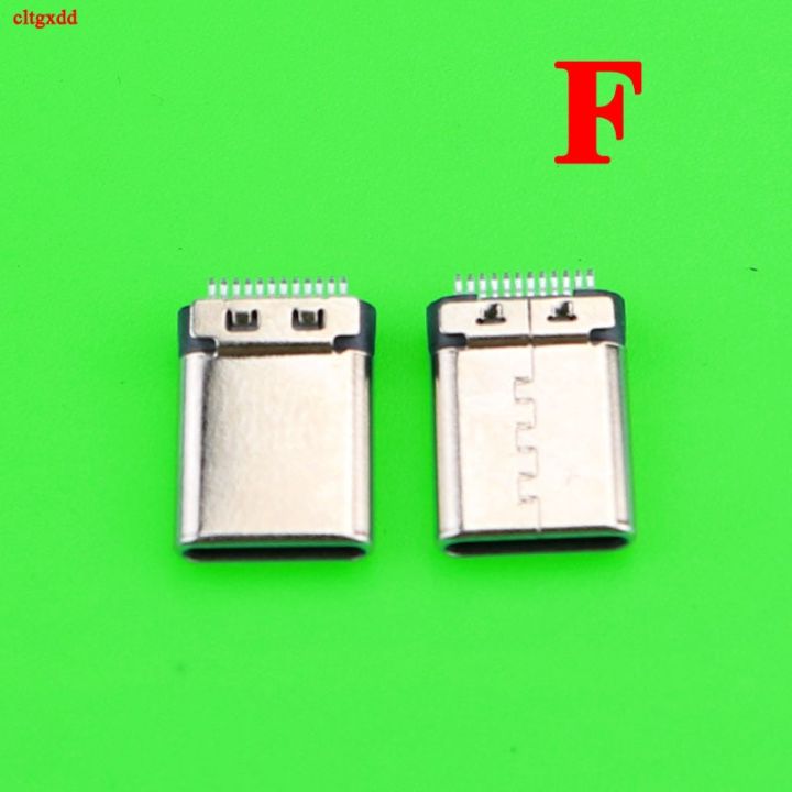 2x Usb 31 Type C Connector 24 Pins Male Female Socket Receptacle Adapter To Solder Wire And Cable 