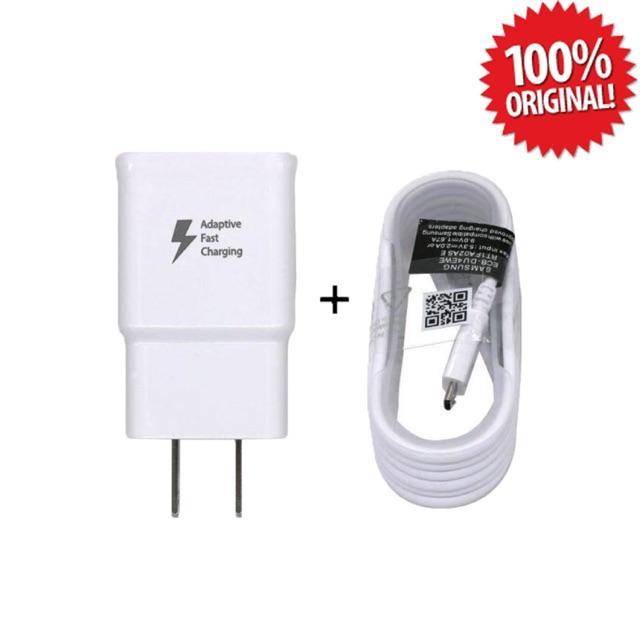 สายชาร์จ 1.5 เมตร Micro USB พร้อมหัวชาร์จ SAMSUNG 9V แท้