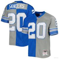 NFL Detroit Lions Jersey Barry Sanders Football Tshirt Retro Sports Tee Fans Edition Plus Size