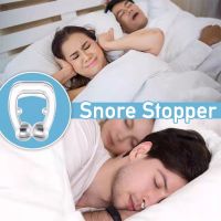 1/4/8Pcs Silicone Magnetic Anti Snore Stop Snoring Nose Clip Sleep Tray Sleeping Aid Apnea Guard Night Device with Case Hot