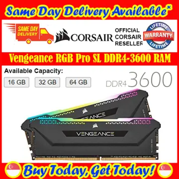 Corsair Vengeance RGB PRO SL Series 2x8 Go 3600 MHz