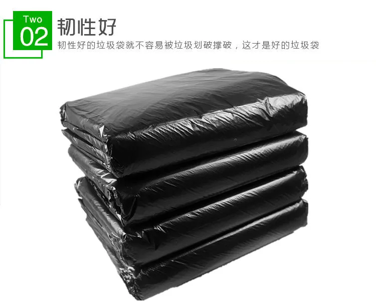 Very Thick1.6wire Large Courtyard Garbage Bag Thickened Garbage Bag Large  Thickened Black Household Kitchen Plastic Bag 4gal For Restaurant Hotel  Commercial For Office Buildings/shops - Temu