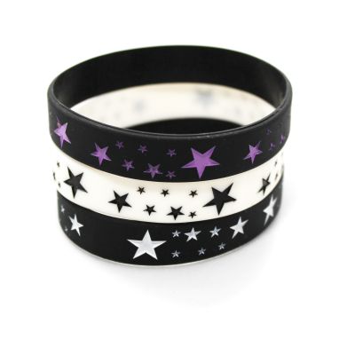 【CC】 1PC Debossed Printed Sport Band Silicone Wristbands Fashion Men Jerwerly Gifts SH329