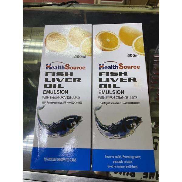 Health Source Fish Liver Oil Emulsion 500mL Lazada PH