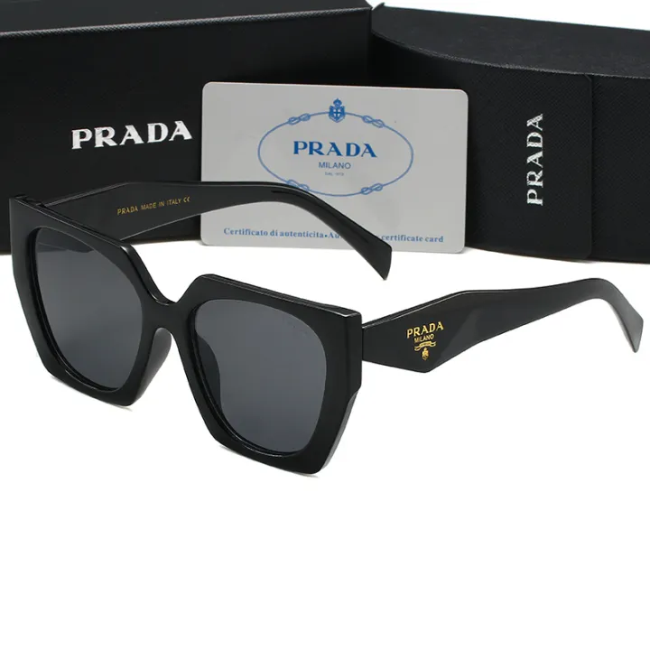 Prada Large Frame Oversized Fashion Sunglasses Men Ladies Outdoor Beach  Sports Glasses Wholesale Sunglasses Color Uv400 | Lazada PH