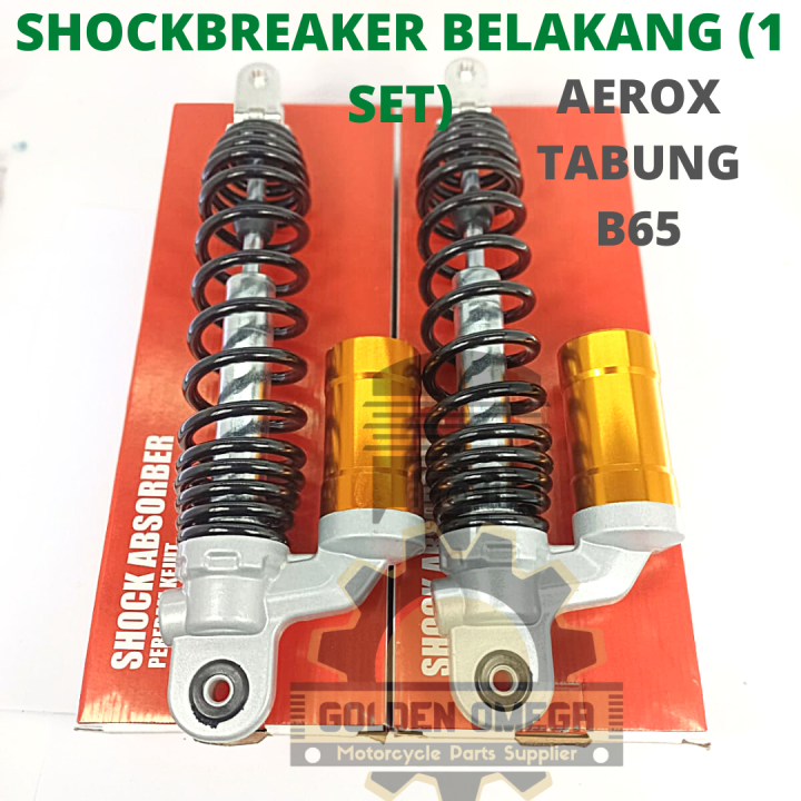 SHOCKBREAKER BELAKANG AEROX 155 TABUNG SOKBEKER YAMAHA SOK SHOCK BLKG ...