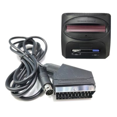 【sought-after】 สายนำ1.8M RGB Scart สำหรับ Sega-Mega Drive 2 -Genesis MD2 RGB สายสำหรับเปลี่ยนสายเชื่อมต่อ TV AV