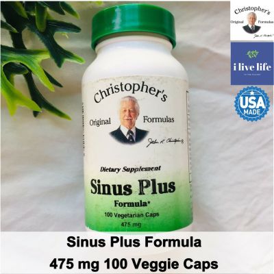 Sinus Plus Formula 475 mg 100 Veggie Caps  - Christophers Original Formulas